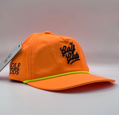 Golf Gods “Neon Orange Script”