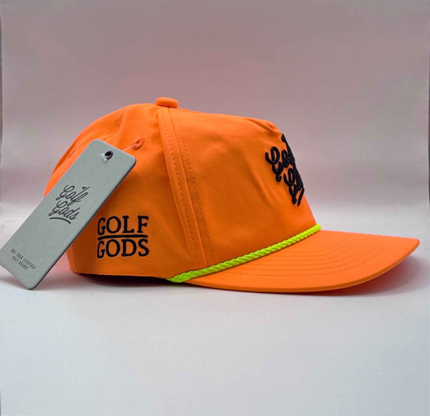 Golf Gods “Neon Orange Script”