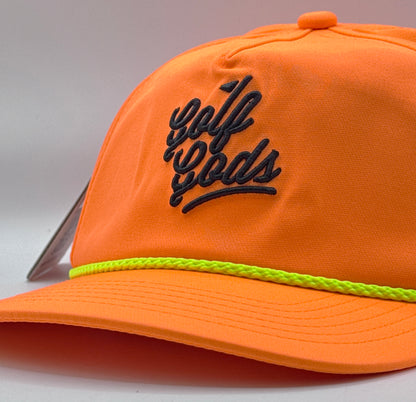 Golf Gods “Neon Orange Script”