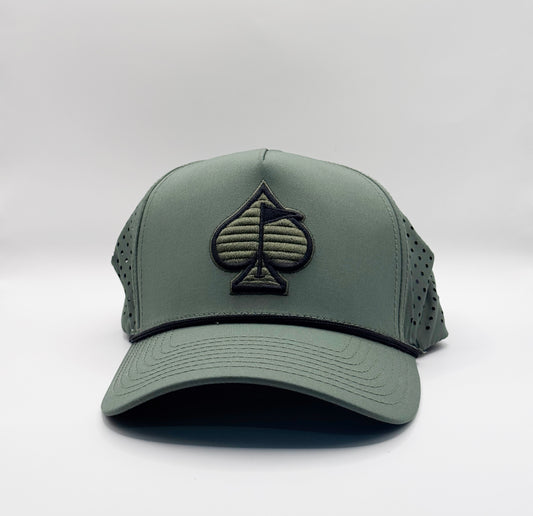 PINS & ACES – PERFORATED ROPE HAT