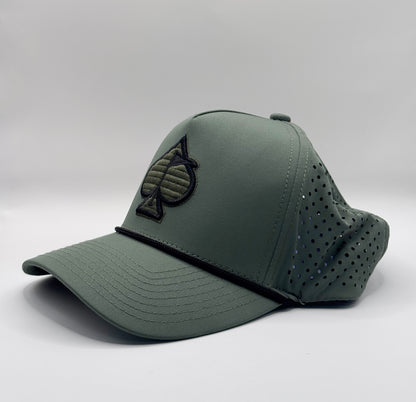 PINS & ACES – PERFORATED ROPE HAT